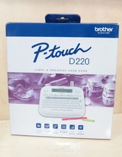BROTHER LABELER PT-D220 LABEL MAKER 1/2" 12MM NEW IN BOX USES AC OR BATTERIES