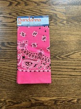 New Paisley Pink Bandana