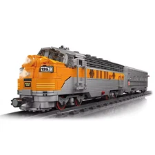 Mould King 12018 USA EMD F7 WP Diesel Locomotive Train Railway Remote Control