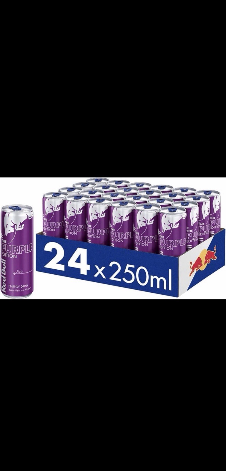Red Bull Açai 24x250ml Edición Limitada The Purple