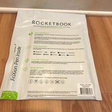 Rocketbook Fusion Reuseable Smart Notebook, Planner, Calendar Navy Frixion Pen