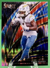 2025 Panini Select - Club Level Najee Harris #203 Black & Red Shock Prizm