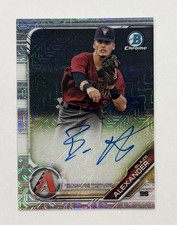 2019 Bowman Mega Box Chrome Mojo Auto Blaze Alexander #BMA-BA Autograph