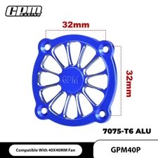 GPM 7075 Alloy Cooling Fan Cover 40X40mm (32mm Hole Spacing)