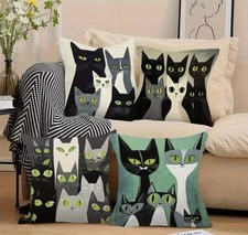 Pillow Cover HUMOROUS CATS CHOICE of 4 Styles 20 x 20 2974