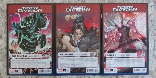 Tiger Division #3 #4 #5 Variant Set 1st Print VF/NM Marvel Comics 2023 Kim
