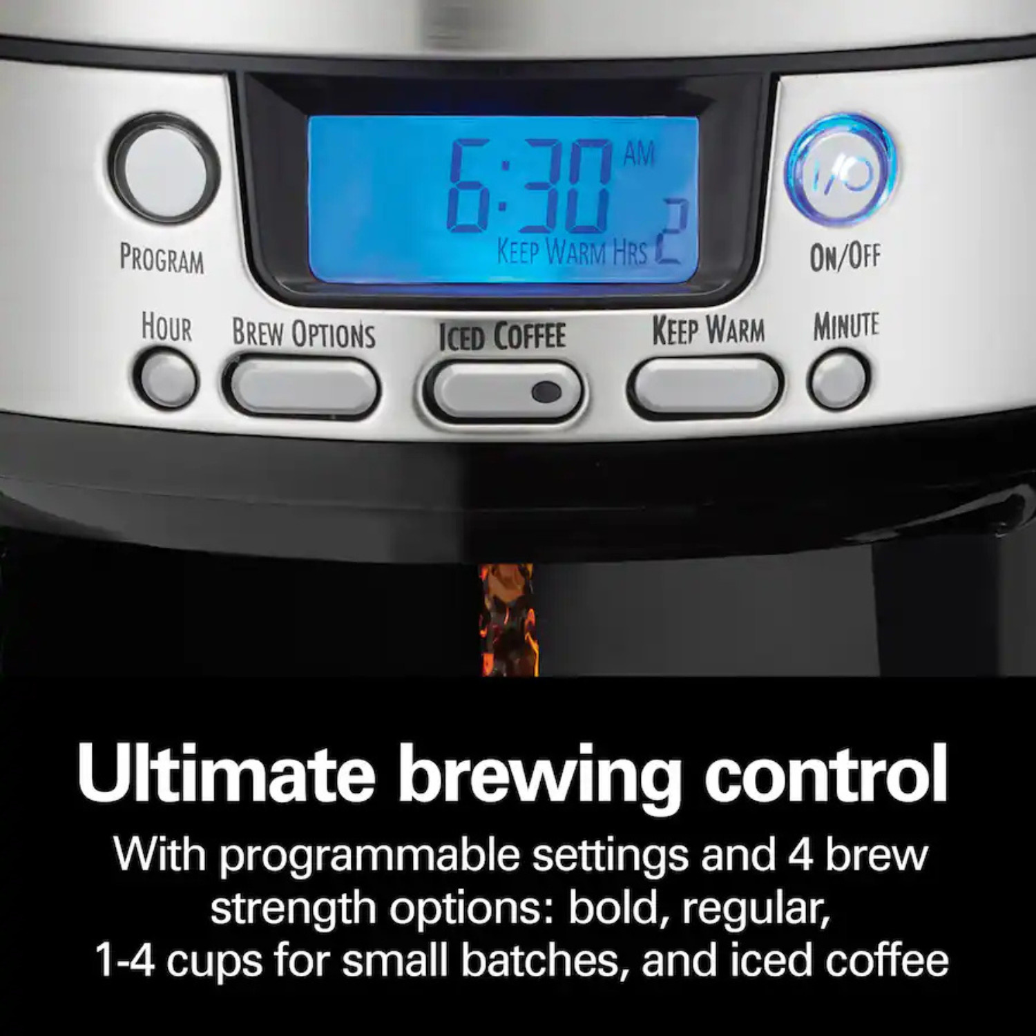 Hamilton Beach - 12 Cup Dispensing coffeemaker - Black