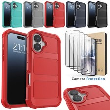 For Apple iPhone 17 Shockproof Case Rugged Cell Phone Cover / Screen Protector