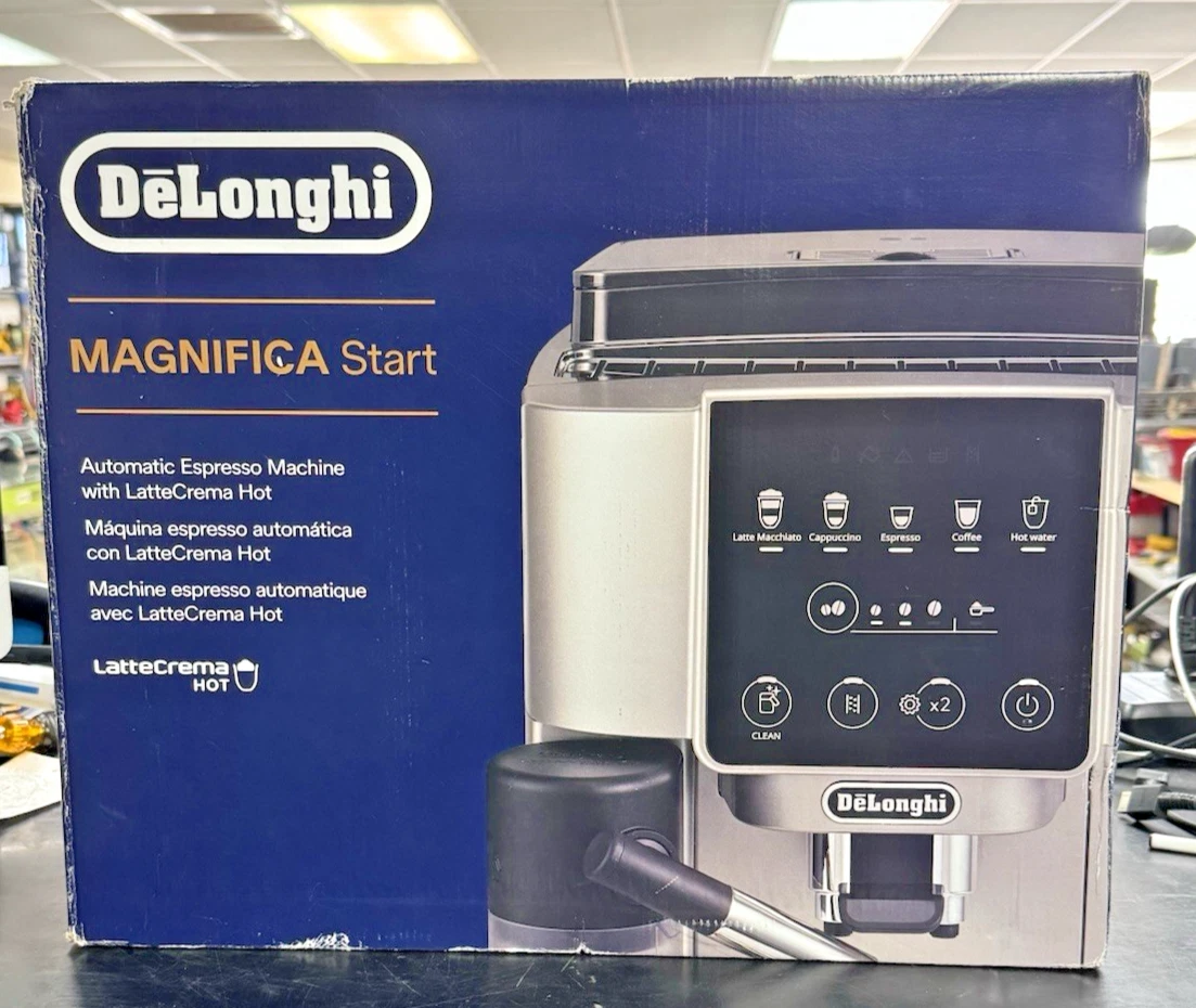 DeLonghi Magnifica Start Automatic Coffee Espresso Machine w/ Milk Frother