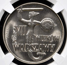 Poland 10 Zloty 1965 PROBA Pattern  NGC MS 67 UNC Seven Centuries of Warsaw — photo 1