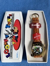 Rare Vintage Armitron Looney Tunes Marvin The Martian Musical Watch