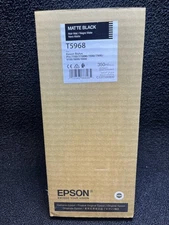 Genuine Epson Matte Black Ink Cartridge T5968 Date: June 2019