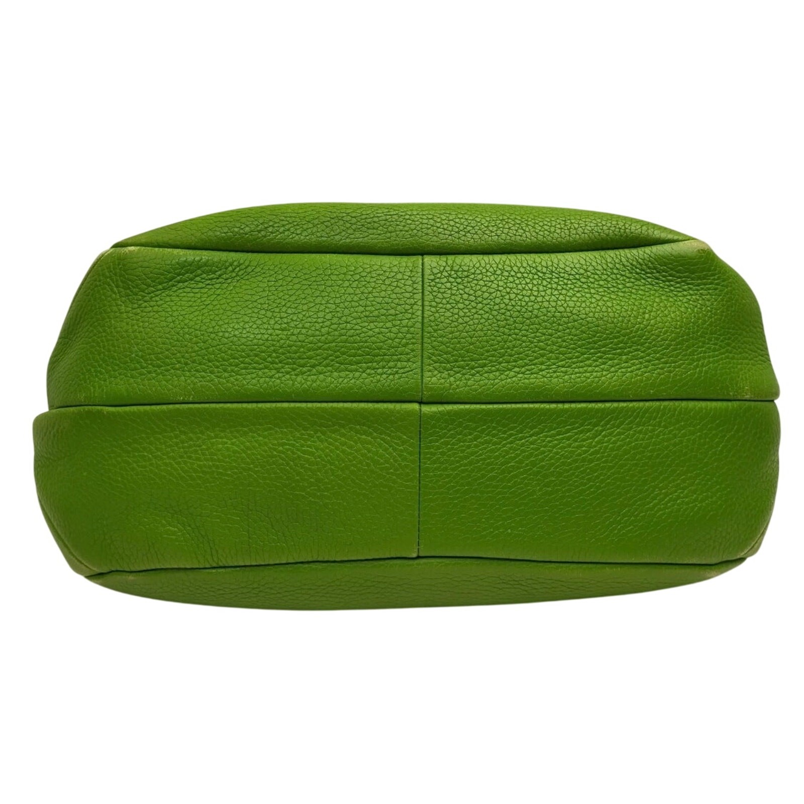 Bottega Veneta Campana Leather Hobo Bag Lime Green thumbnail 4