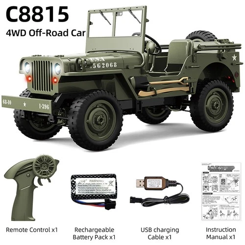 JJRC C8815 4WD RC Autoteile Getriebe Jeep Reifen Aufnahmebrett Windenmotor - Bild 25 von 46