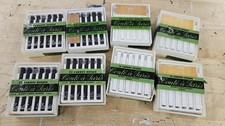 VTG Conte a Paris 12 Carres Dessin Chalk Crayon NOS 8 Sets Black White No 1, 2 B