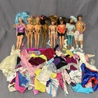 Vintage Barbie 1960s Lot 8 Dolls 1966 1968 75+ Clothes And Accessories READ