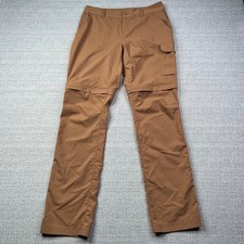 Columbia Convertible Pants Women's 6 Brown Omni-Shade Hiking Performance UPF