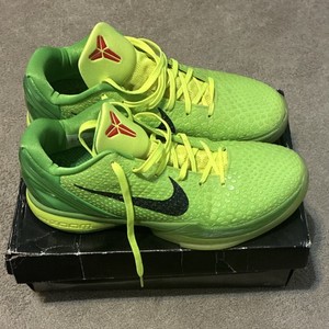 Nike Zoom Kobe 6 Grinch Low Top Green Basketball Shoes CW2190-300
