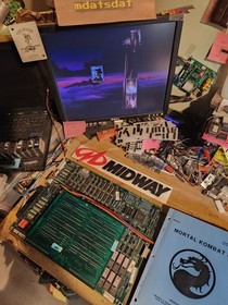 MORTAL KOMBAT 2 PCB JAMMA ARCADE MAIN BOARD ONLY REV 3.1 WORKING!!!! MIDWAY 