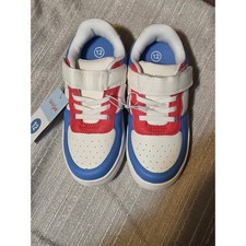Cat Jack Jaid Kids Colorblock Sneakers Blue Red Green White Size 12 NEW