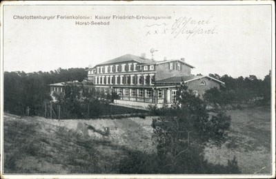 Ak Niechorze Horst Seebad Pommern, Charlottenburger Ferienkolonie,... - 10318513