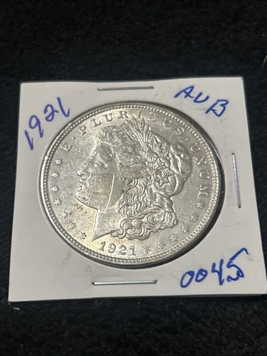 1921 Morgan Silver Dollar AU/UNC Philadelphia Mint US Coin