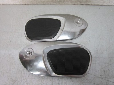 1966 Honda CB160 Gas Tank Chrome Panels with Knee Pads