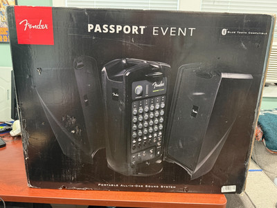 Fender Passport Event Series 375W Portable Powered PA System Brand New Sealed
