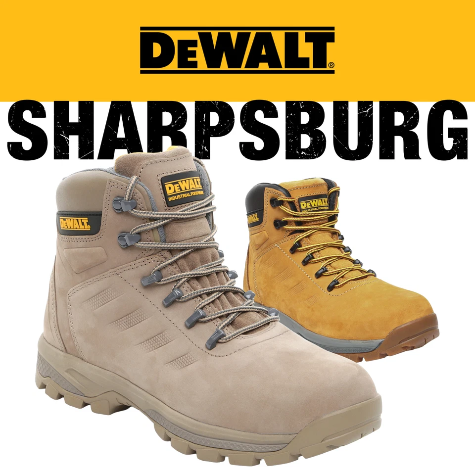 DEWALT Sharpsburg Men's Steel Toe,Lightweight, Nubuck Leather, SB Work Boots, - Image 1 of 1