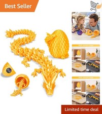 12in 3D Printed Dragon Egg Crystal Toy Fidget Surprise Gift for Kids