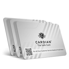 RFID Blocking Cards Set 3 Credit Card Protector for Wallets, Passport Shiel...
