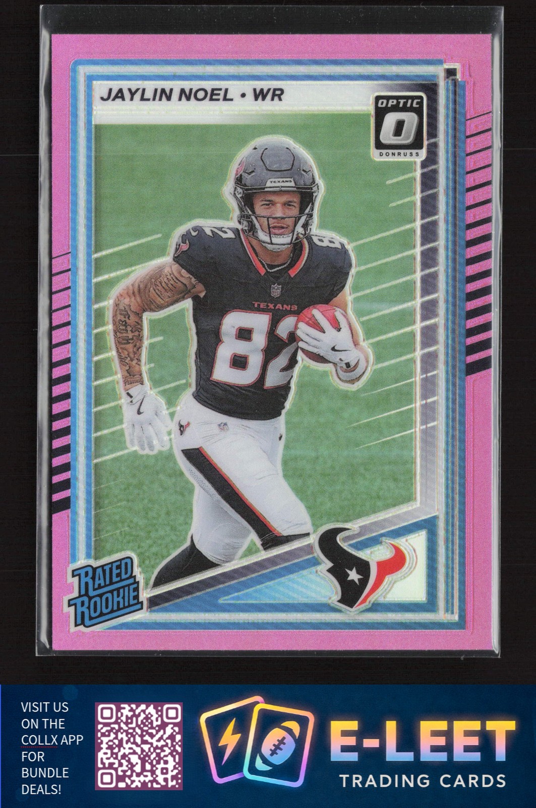 2025 Donruss Jaylin Noel Optic Rated Rookies Preview Pink #324