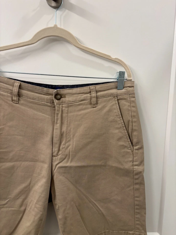 Мужские эластичные шорты хаки Nautica The Deck классический крой размер 30 - Изображение 2 из 4