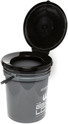 Outdoor Revolution The Big Loo Camping Tragbarer Toiletteneimer Tragbar Klo Grau