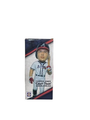 Chipper Jones “CRAZY TRAIN” BOBBLE HEAD 2011 Atlanta Braves Chipper Jones Crazy Train Bobblehead NAPA SGA