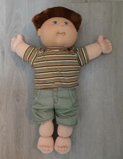 Vintage Cabbage Patch Kids Doll Play Along Hong Kong Cornsilk Violet Eyes