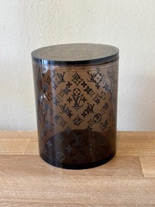 Louis Vuitton Acetate Monogram Pattern Jar