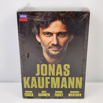 Jonas Kaufmann 6-DVD Box Set Carmen Tosca Faust Werther DECCA Opera Singer Reg 0