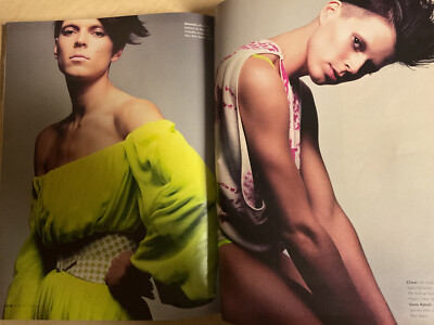 W april 2001 Kate　Moss April 2001 W Magazine KATE MOSS sexy cover Emma Thompson + Rachel