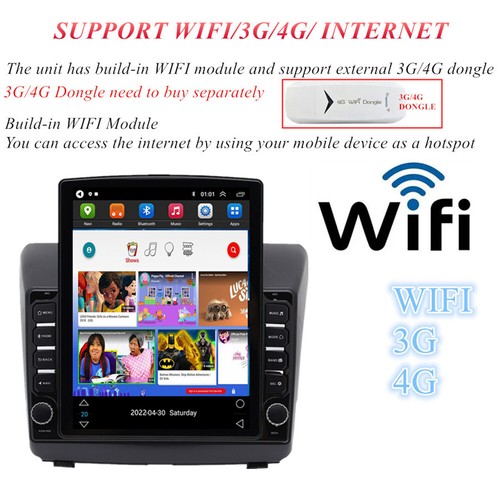 9.7'' Vertical Stereo Radio 4+32GB For Isuzu D-Max 2012-2019 Holden S10 2015-18 - Picture 7 of 24