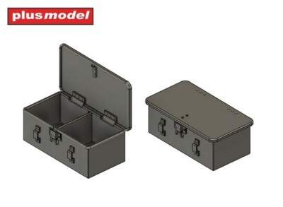 MW22 PLUSMODEL DP3057 MAGAZINES AND AMMUNITION BOXES FOR THE LEWIS MACHINE GUN