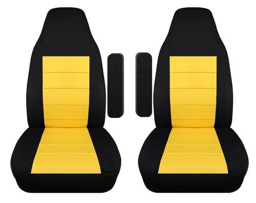 Front set bucket seat covers with Armrests fits Ford F250 trucks 1989 to 1998 - Picture 11 of 11