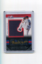 2017 Stars and Stripes Silhouettes Black Gold Nate Wohlgemuth Auto Jersey 94/99