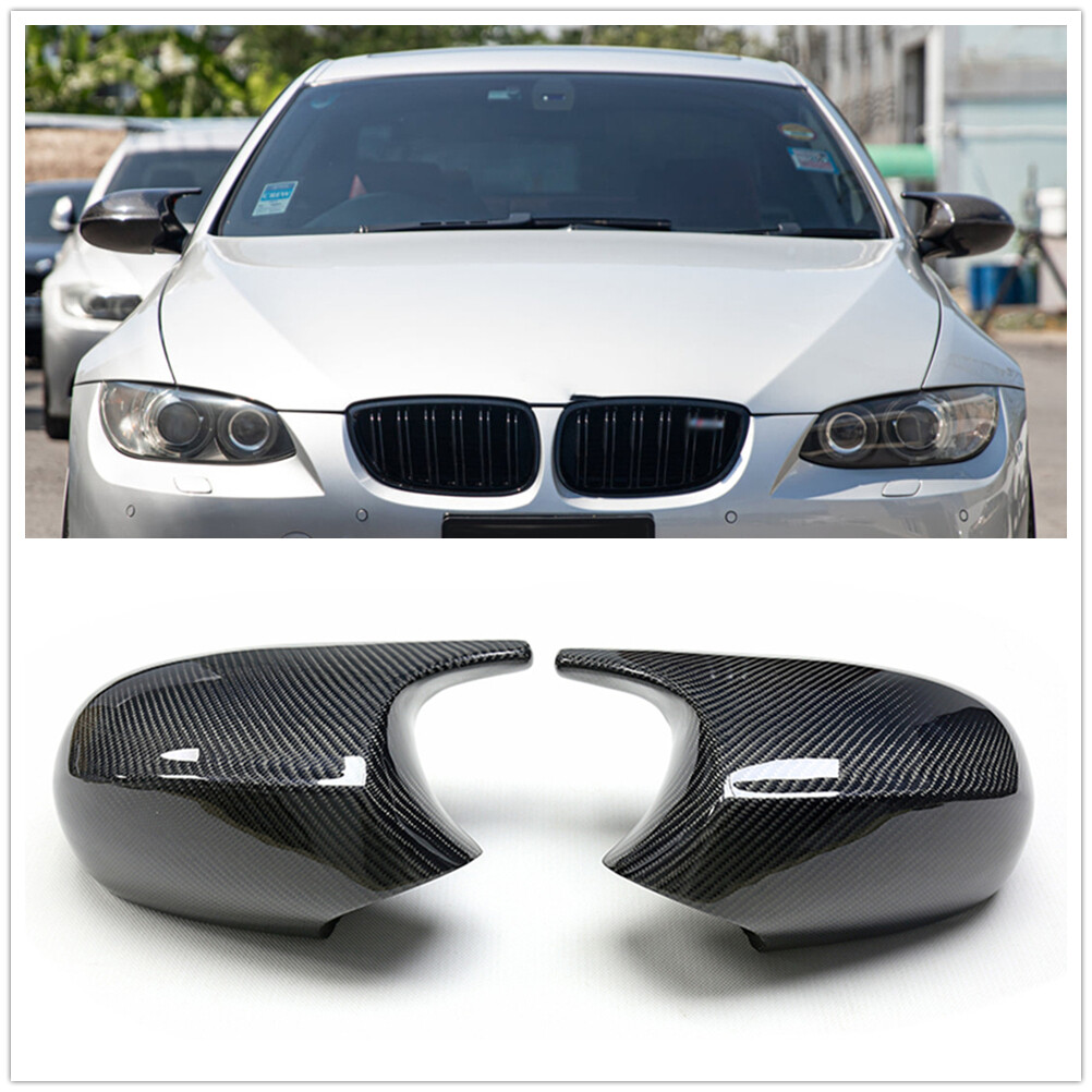 Carbon Fiber Mirror Cover For BMW 3 Series E90 E91 05-07 E92 Pre