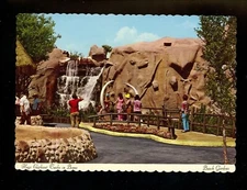 Amusement Park chrome postcard Tampa, Florida FL Busch Gardens elephant Boma