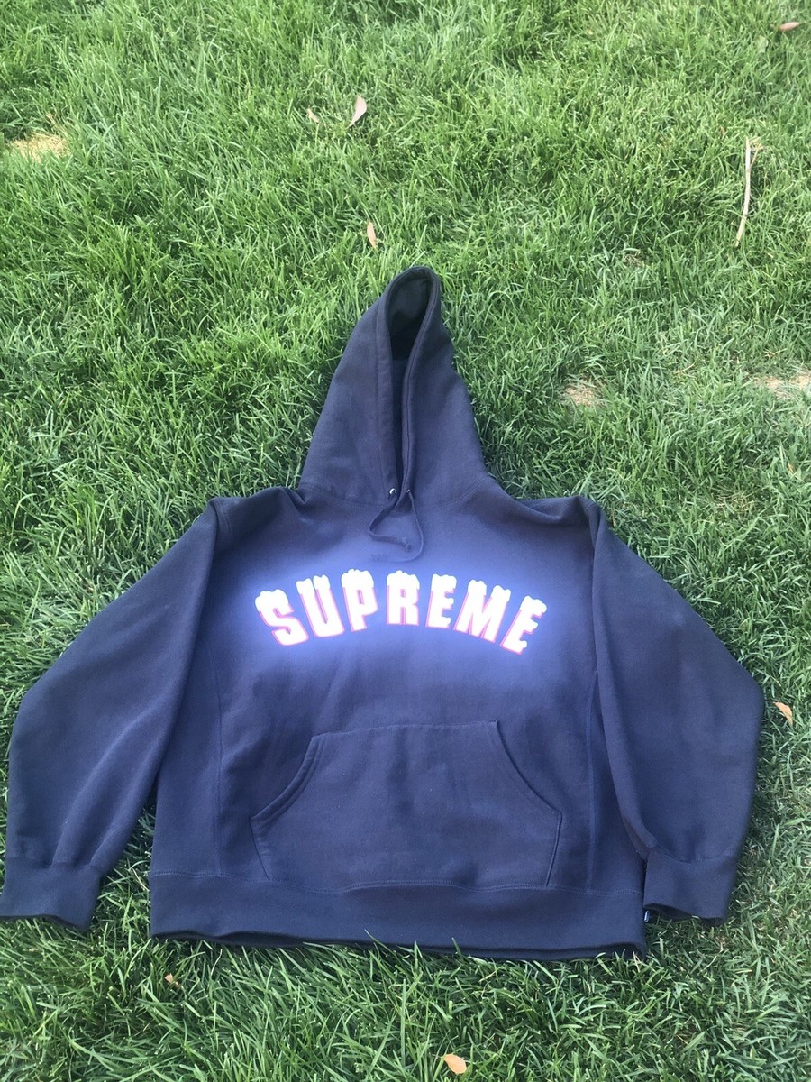 Supreme Icy Arc Hoodie FW20 Navy | Size Large | eBay