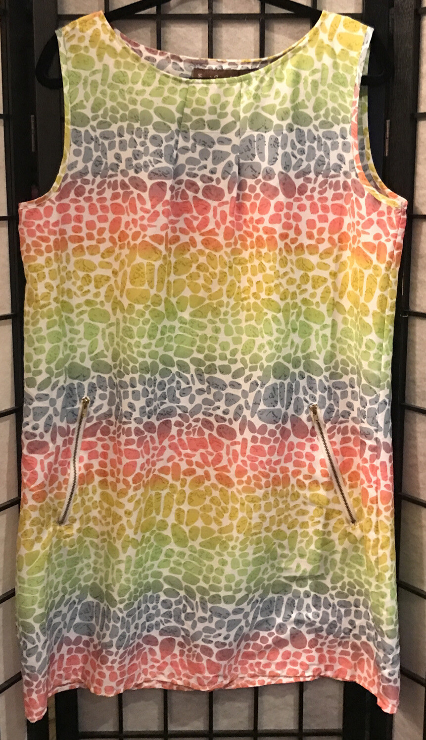 Speed Control New York Dress Women XL Sleeveless Sund… Gem