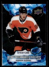 2021-22 Upper Deck Ice Maksim Sushko Rookie 0154/1299 Philadelphia Flyers #171