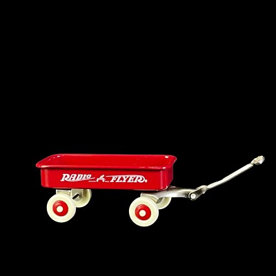 Vintage Red Mini Radio Flyer Wagon Toy | eBay