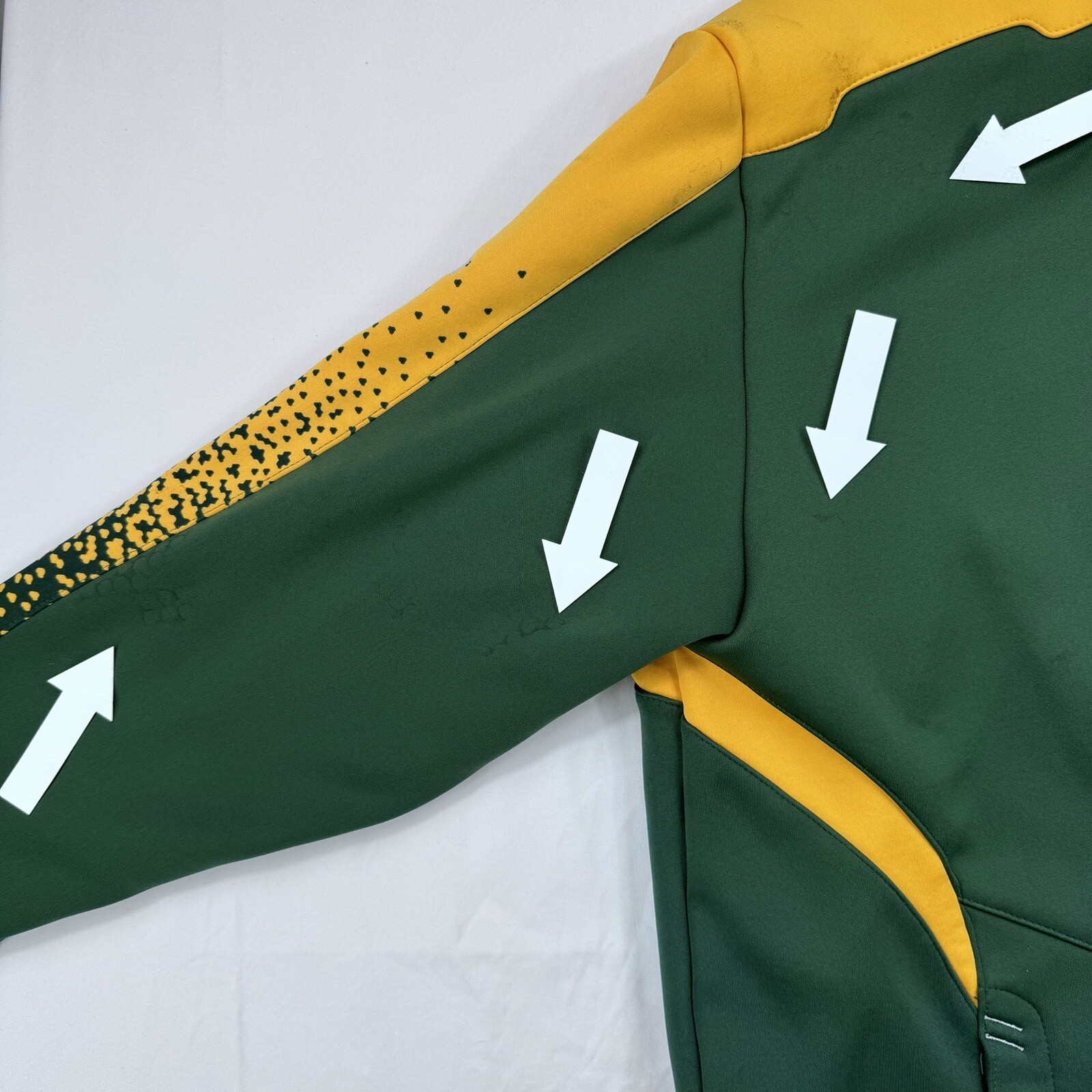 NFL Green Bay Packers Team Mens XL Issued Reebok Soft Shell Fleece Jacket thumbnail 13